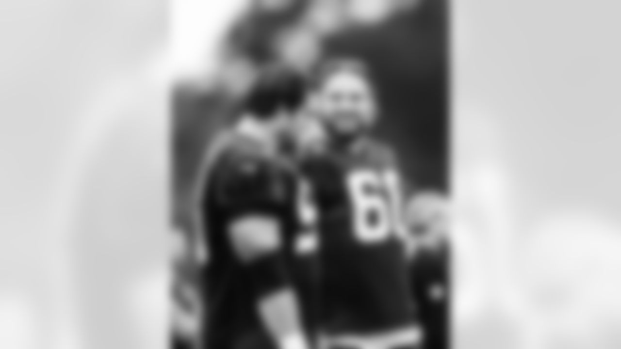 G Quenton Nelson #56 and G Tanor Bortolini #60