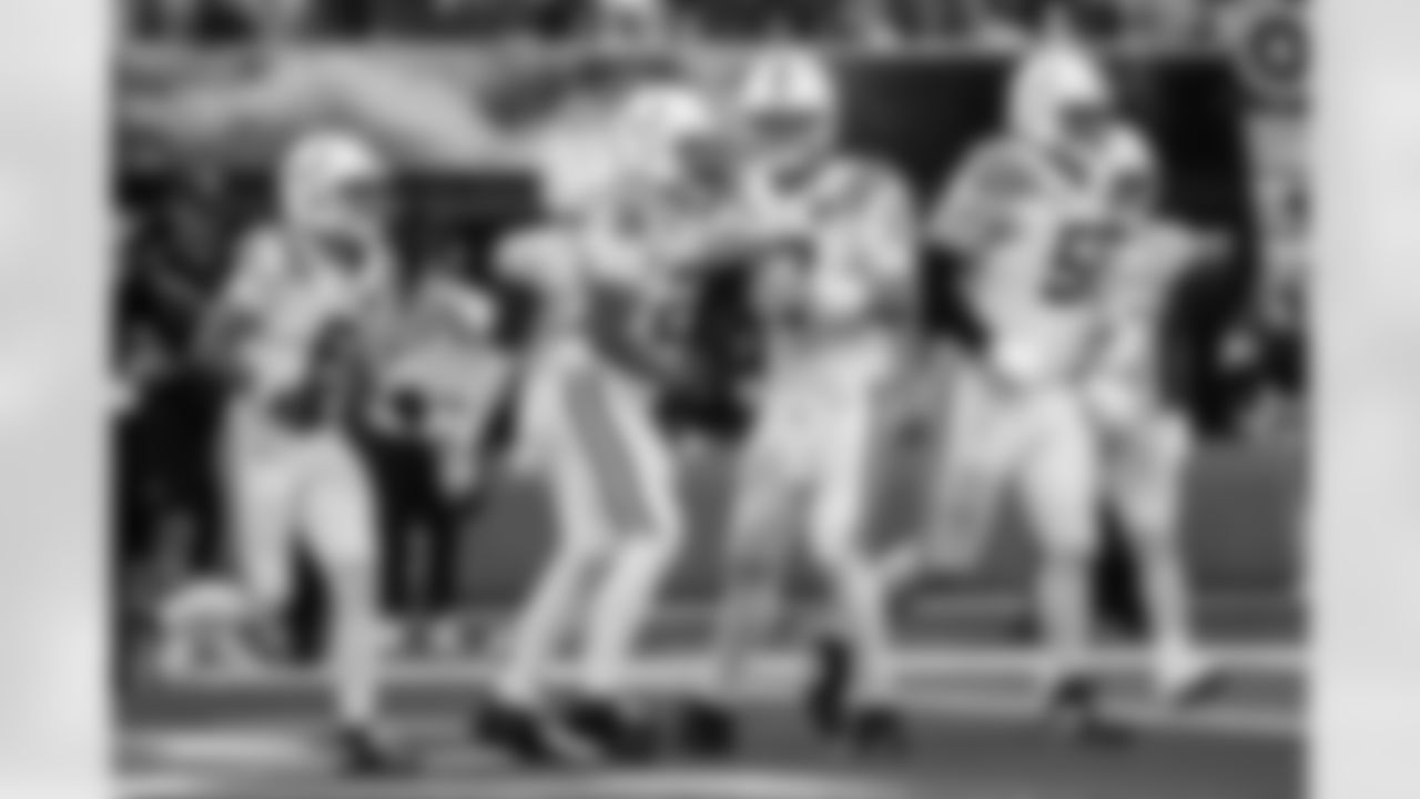 WR Anthony Gould #6, RB Jonathan Taylor #28, QB Daniel Jones #17, QB Daniel Jones #17 and G Quenton Nelson #56