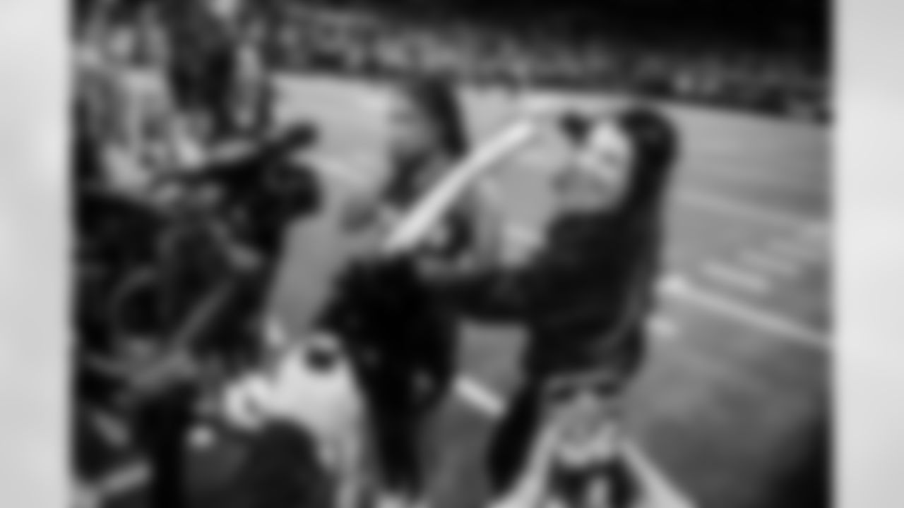 Jamie H., Cierra B. and Kelly Tilley - Director of Cheerleading and Entertainment