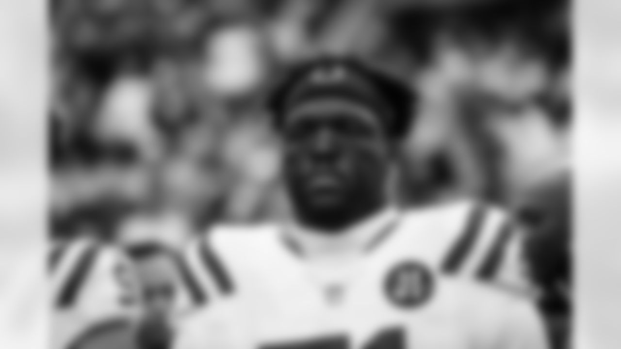 DE Kwity Paye #51 and Chris Hewitt Defensive Backs & Passing Game Coordinator