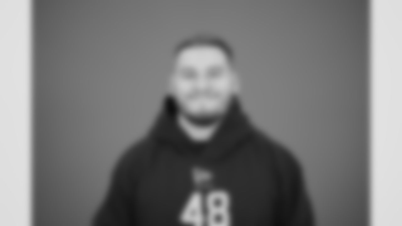 poses for a portrait at the NFL football scouting combine in Indianapolis, Thursday, Feb. 26, 2026 (AJ Mast/AP Content Services for the NFL)