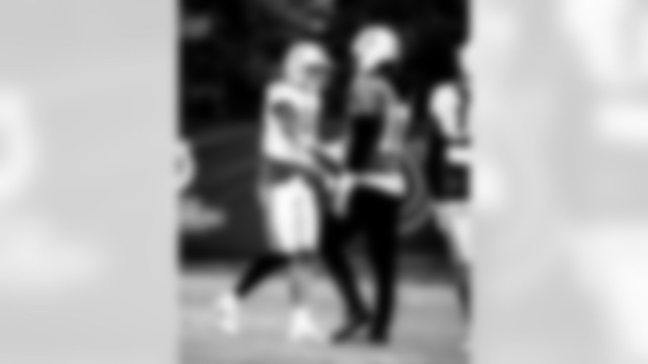 WR Alec Pierce #14 and QB Daniel Jones #17