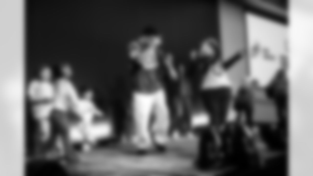 WR Eli Pancol #83 and Victoria F.