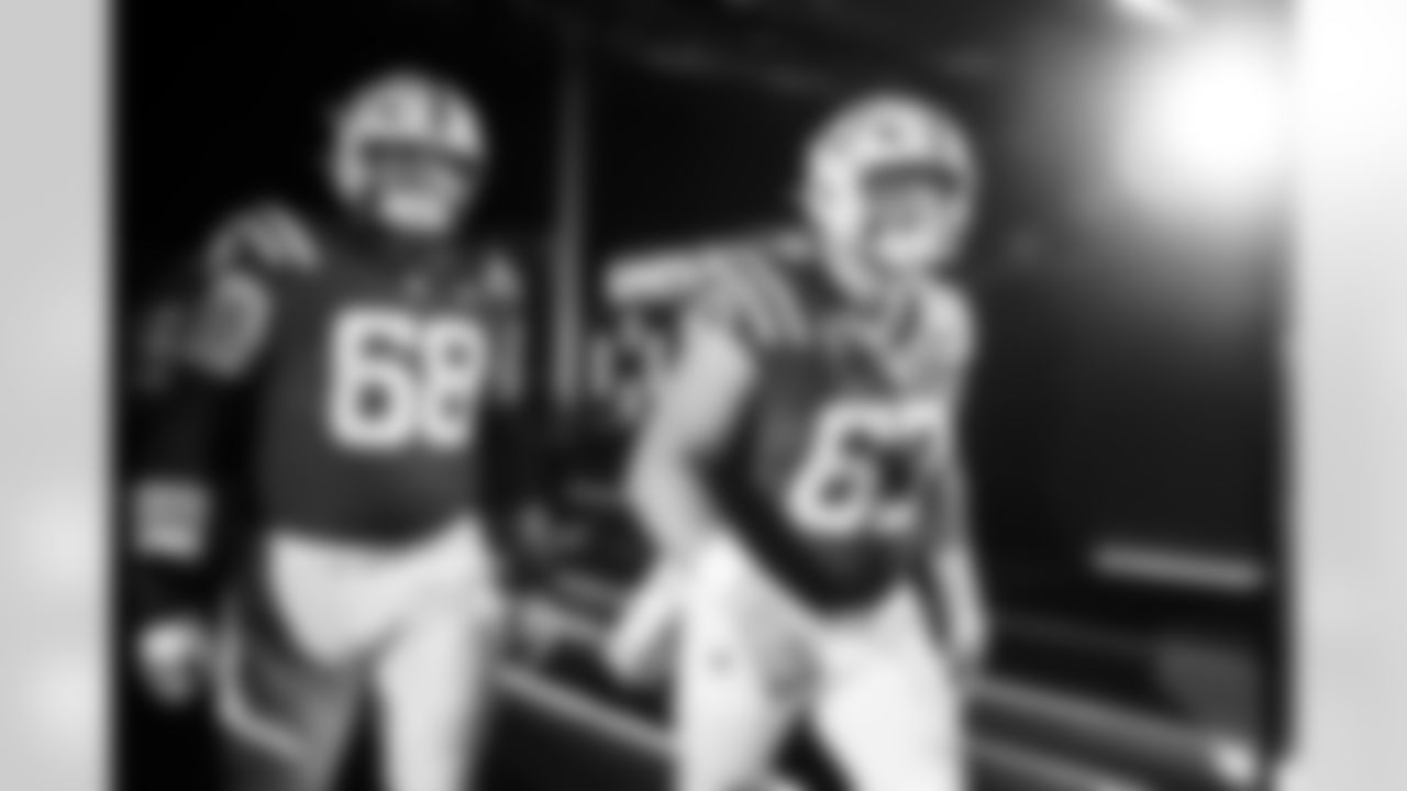 G Dalton Tucker #68 and C Danny Pinter #63