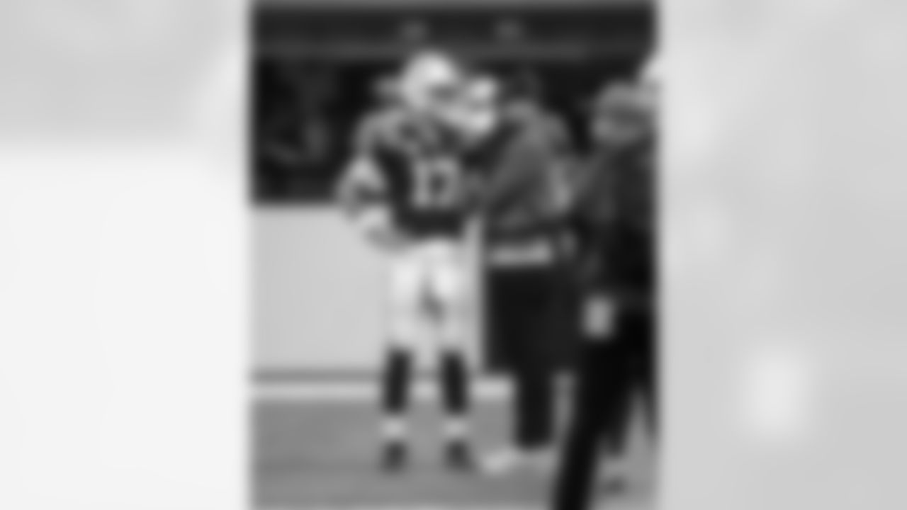QB Daniel Jones #17 and Shane Steichen Head Coach