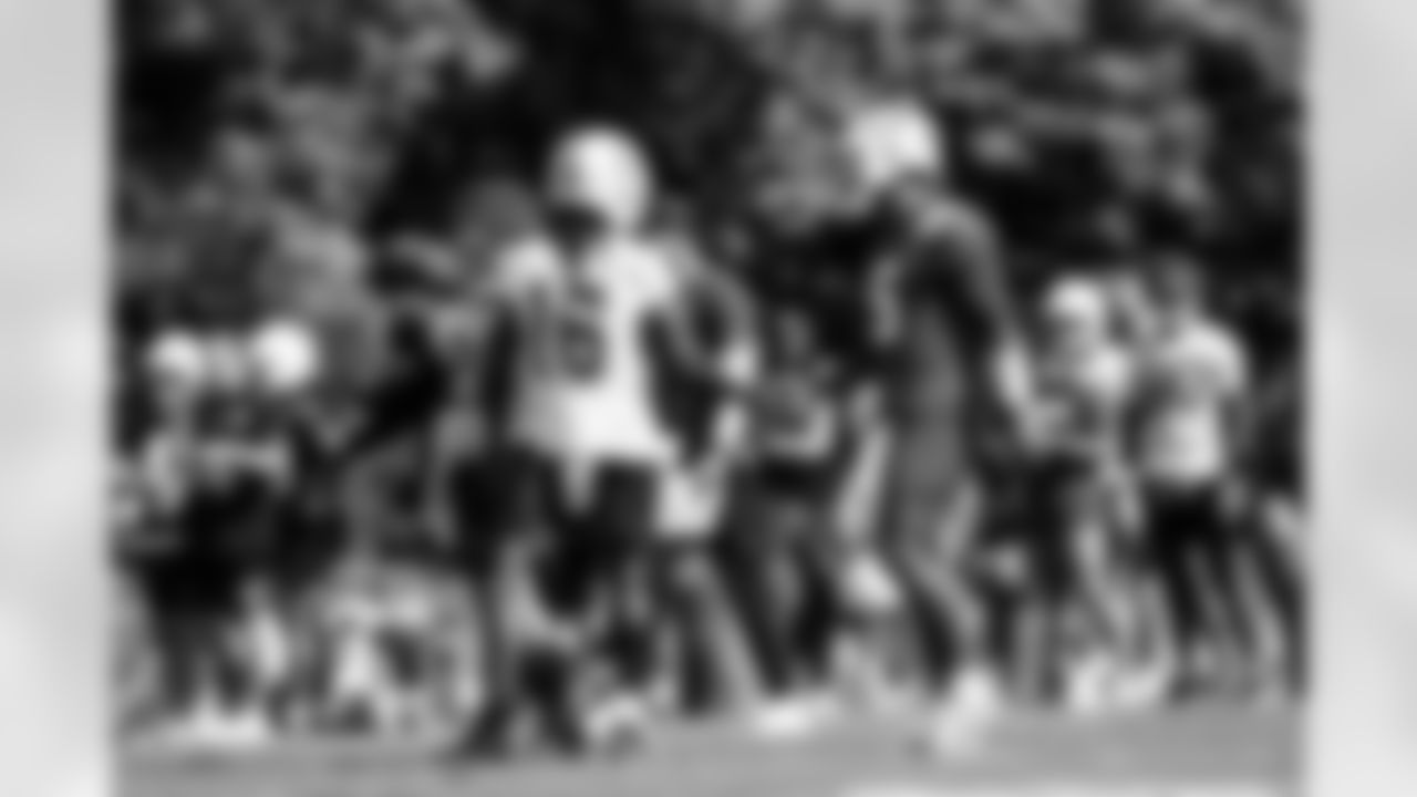 WR Ashton Dulin #16 and QB Anthony Richardson #5