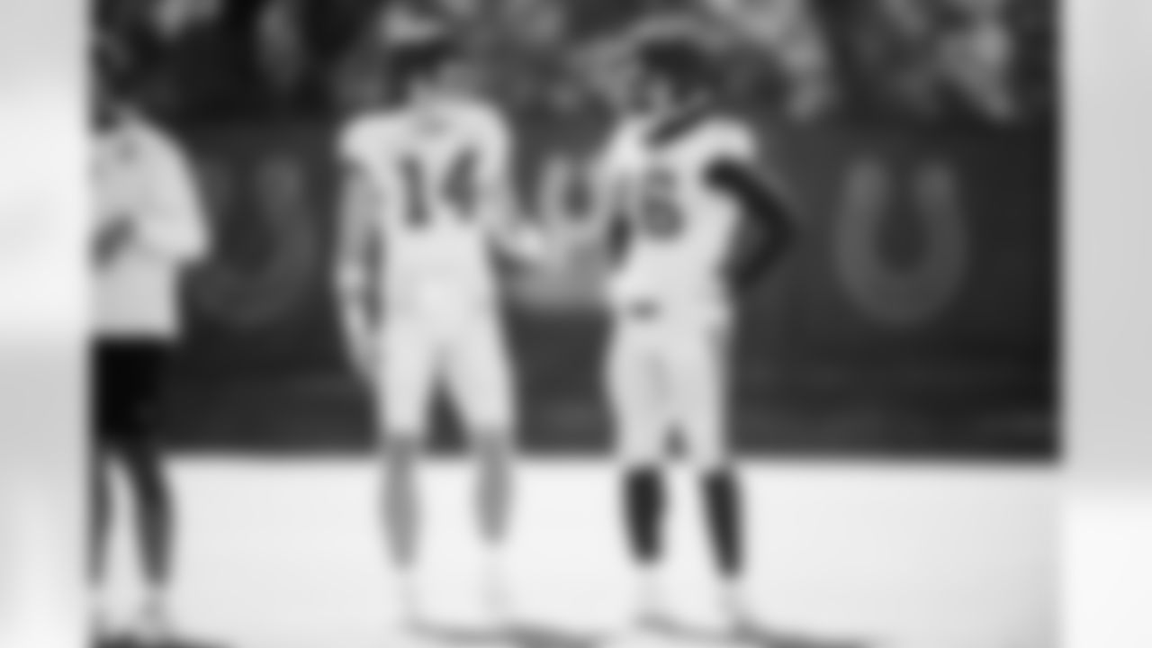 WR Alec Pierce #14 and WR Ashton Dulin #16