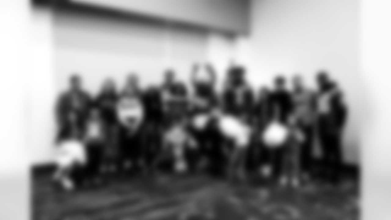 WR Eli Pancol #83, CB Sauce Gardner #1 and S Reuben Lowery III