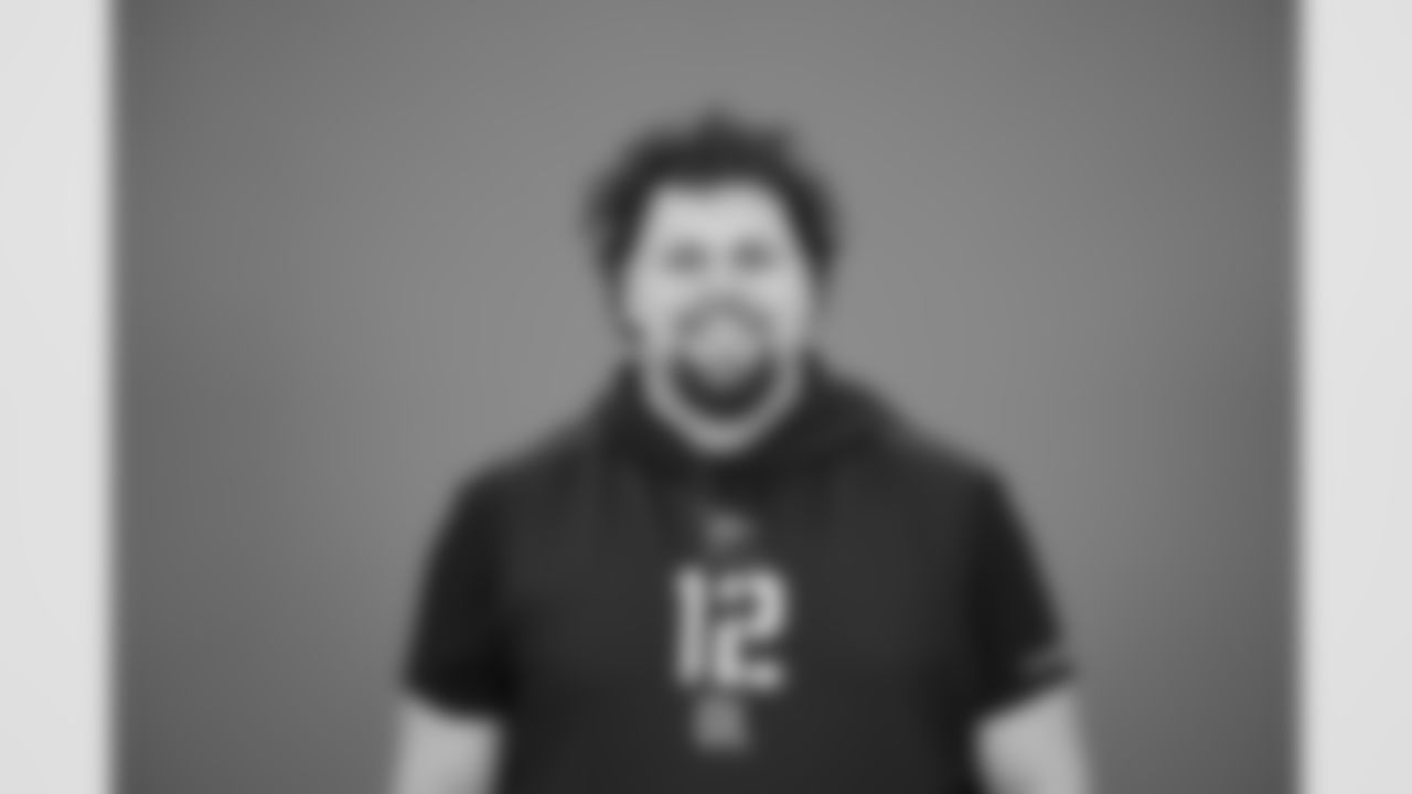 poses for a portrait at the NFL football scouting combine in Indianapolis, Thursday, Feb. 26, 2026 (AJ Mast/AP Content Services for the NFL)