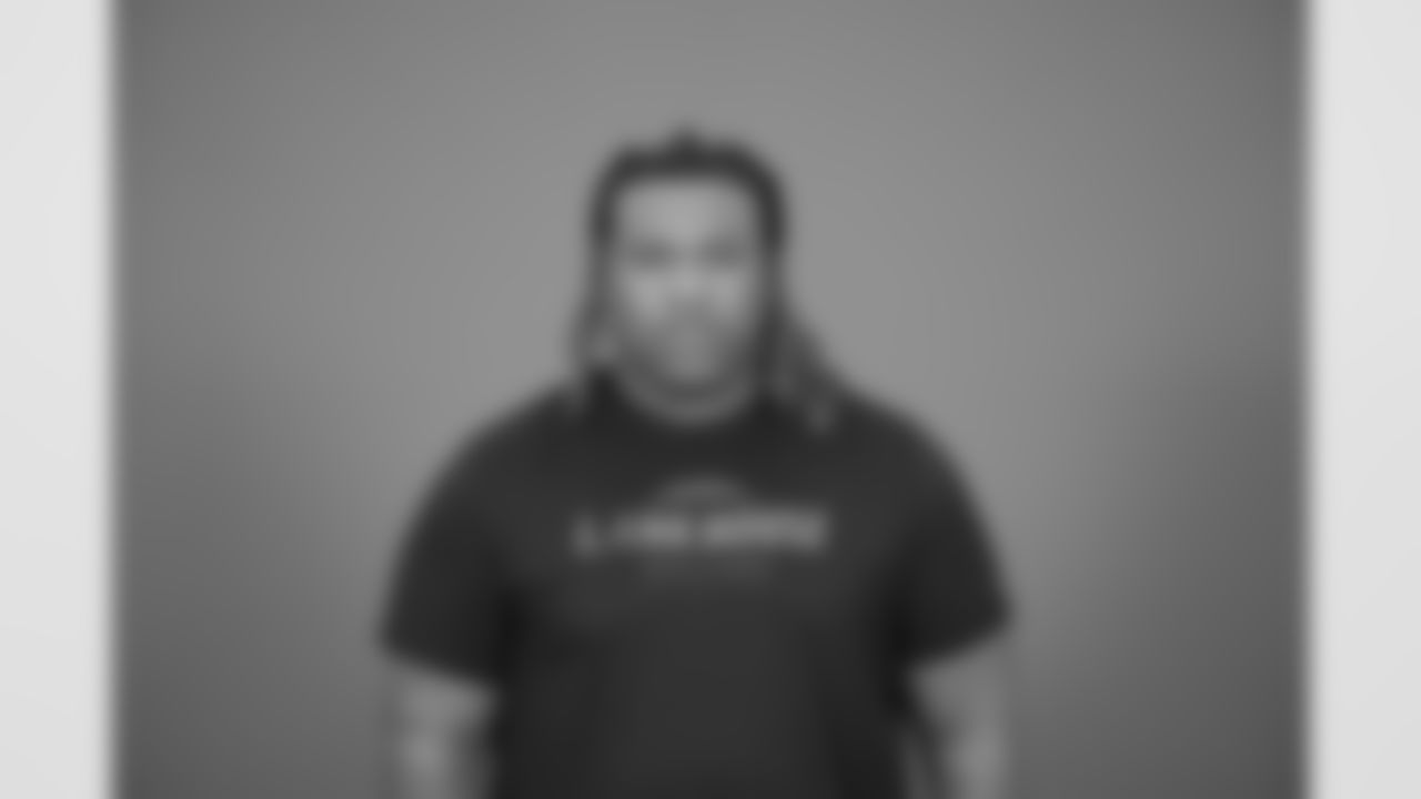 Alabama defensive lineman Tim Keenan III (18) poses for a portrait at the NFL football scouting combine in Indianapolis, Tuesday, Feb. 24, 2026 (AJ Mast/AP Content Services for the NFL)