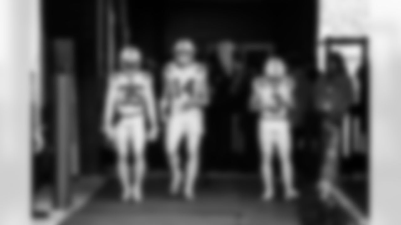 CB Chris Lammons #35, WR Alec Pierce #14 and WR Anthony Gould #6