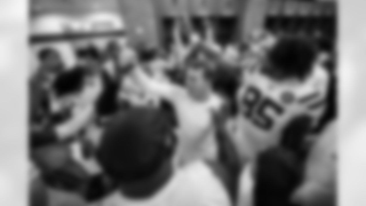 G Quenton Nelson #56, LB Zaire Franklin #44, K Spencer Shrader #3 and RB Tyler Goodson #31