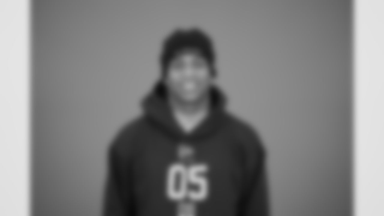 Washington defensive back Tacario Davis (05) poses for a portrait at the NFL football scouting combine in Indianapolis, Wednesday, Feb. 25, 2026 (AJ Mast/AP Content Services for the NFL)