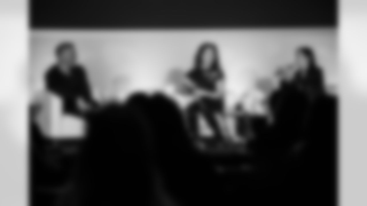 Pat McAfee, Carlie Irsay-Gordon Owner & CEO and Kalen Jackson - Owner & Chief Brand Officer and President of the Indianapolis Colts Foundation