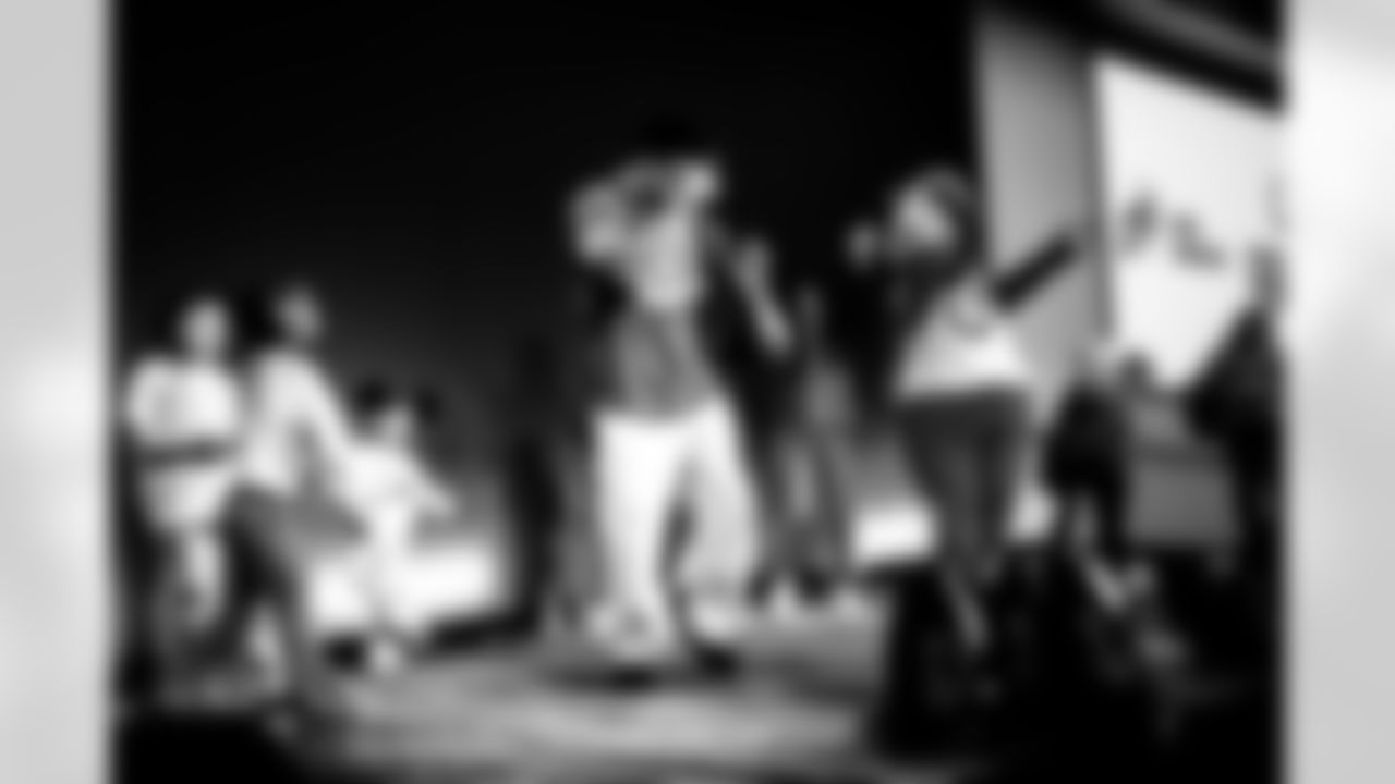 WR Eli Pancol #83 and Victoria F.