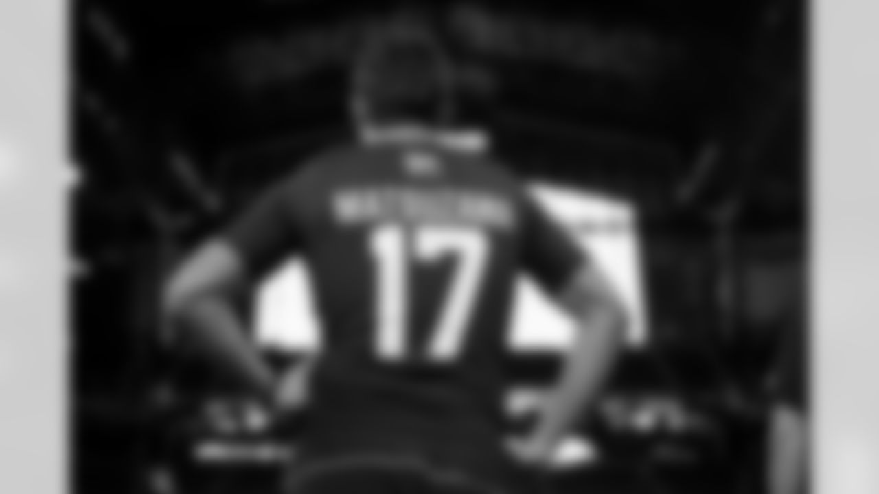 Hawaii kicker Kansei Matsuzawa (17) participates in a drill during the 2026 NFL Scouting Combine on Wednesday, February 25, 2026 in Indianapolis, Indiana. (Cooper Neill/NFL)