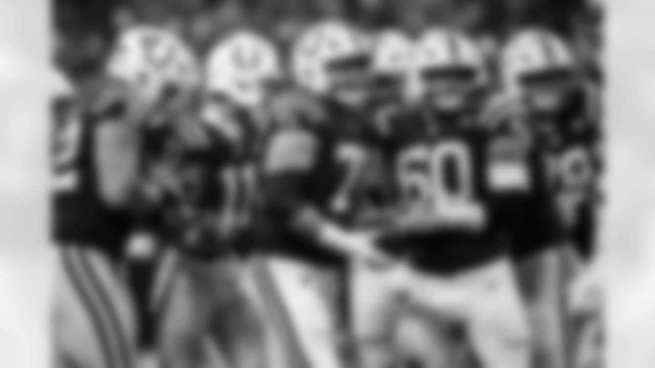 OL Braden Smith #72, WR Michael Pittman Jr. #11, G Matt Goncalves #71, G Tanor Bortolini #60 and T Bernhard Raimann #79