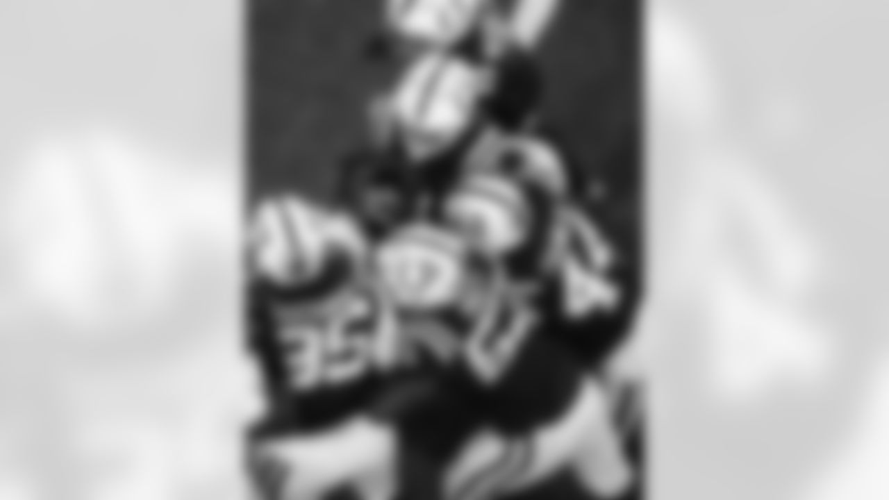 DT Adetomiwa Adebawore #95, LB Germaine Pratt #53, LB Zaire Franklin #44 and CB Charvarius Ward #7