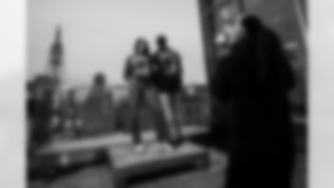 CB Jaylon Jones #40 and Alyssa Ireta - Multimedia Associate