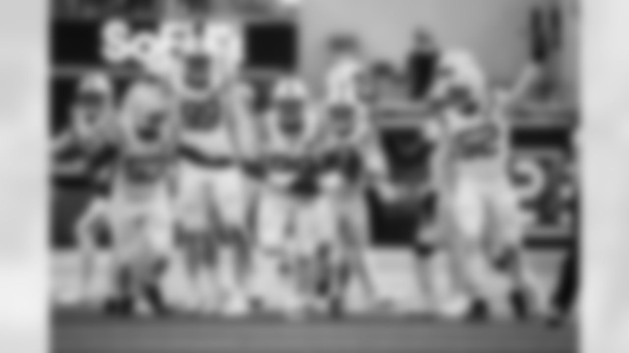 S Camryn Bynum #0, LB Germaine Pratt #53, DT DeForest Buckner #99, DT Grover Stewart #90, LB Zaire Franklin #44 and DE Samson Ebukam #52