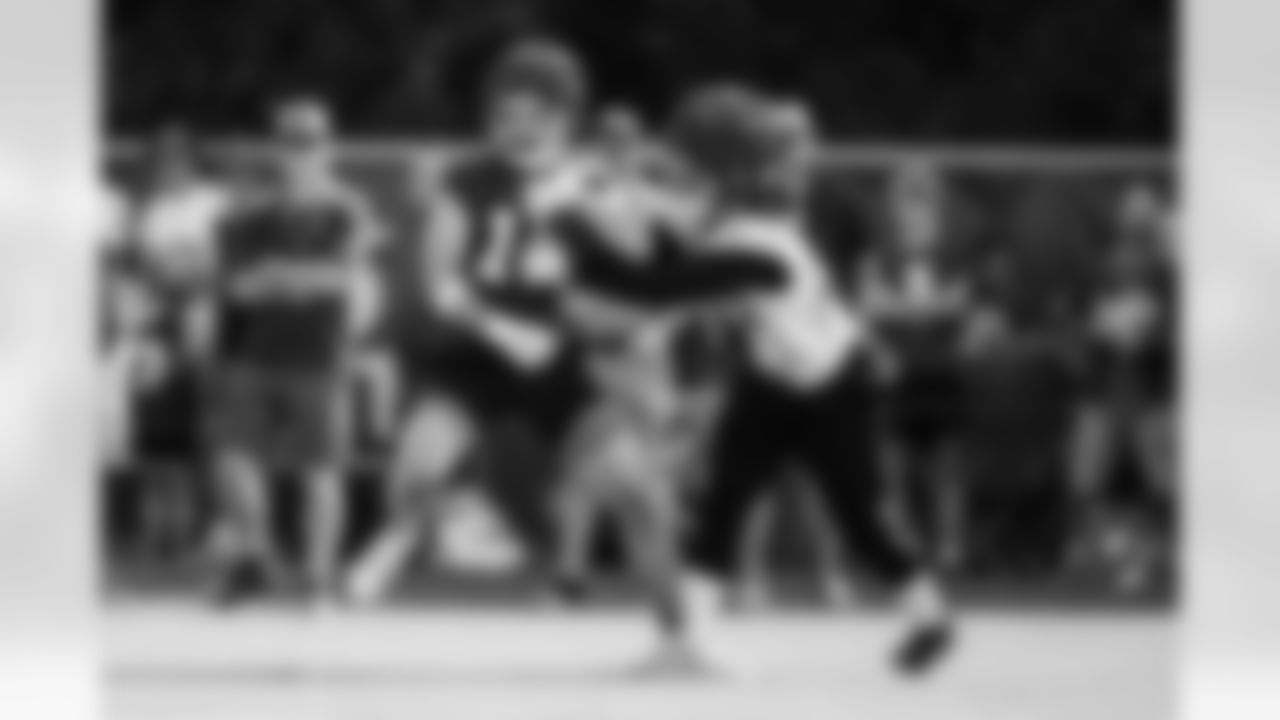 14 WR Alec Pierce, 20 S Nick Cross