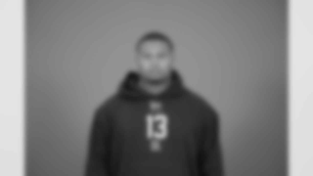 Oklahoma defensive lineman Gracen Halton (13) poses for a portrait at the NFL football scouting combine in Indianapolis, Tuesday, Feb. 24, 2026 (AJ Mast/AP Content Services for the NFL)