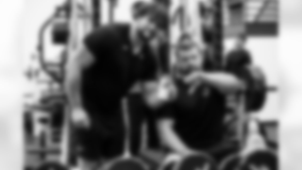 G Quenton Nelson #56 and C Danny Pinter #63