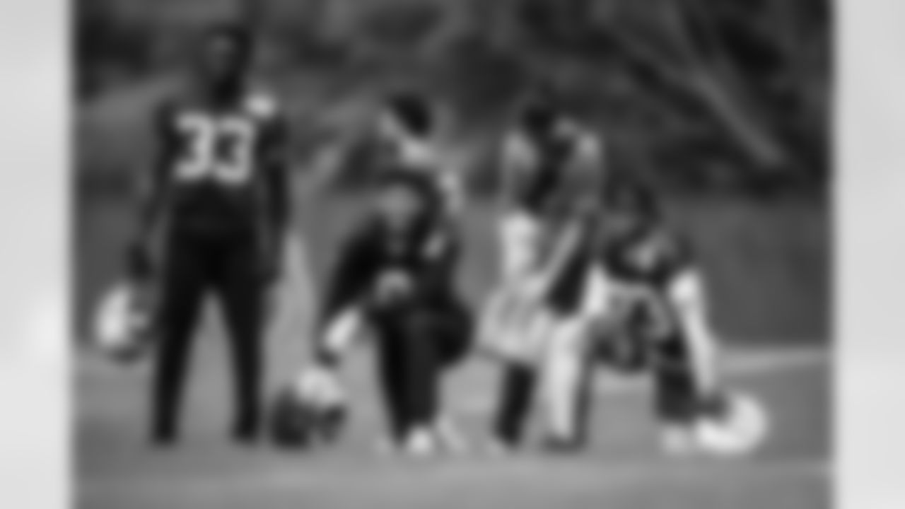 CB Samuel Womack III #33, S Camryn Bynum #0 and CB Kenny Moore II #23