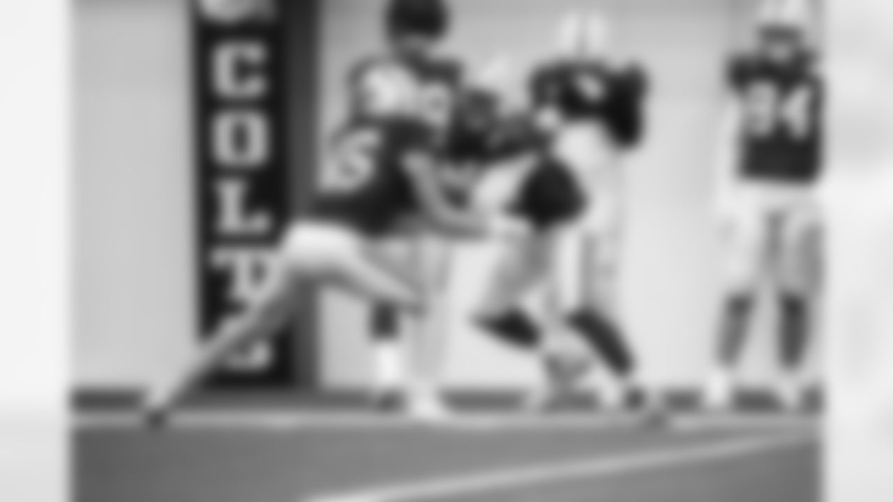 TE Mo Alie-Cox #81 and TE Maximilian Mang #45