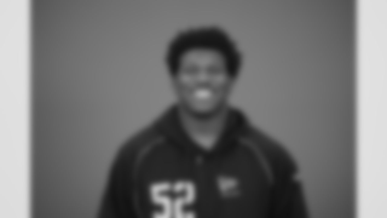 poses for a portrait at the NFL football scouting combine in Indianapolis, Thursday, Feb. 26, 2026 (AJ Mast/AP Content Services for the NFL)