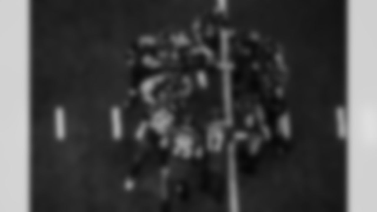 G Dalton Tucker #68, G Quenton Nelson #56, T Jalen Travis #75, WR Michael Pittman Jr. #11, G Matt Goncalves #71, QB Philip Rivers #17, RB Jonathan Taylor #28, WR Alec Pierce #14, TE Tyler Warren #84 and WR Josh Downs #2