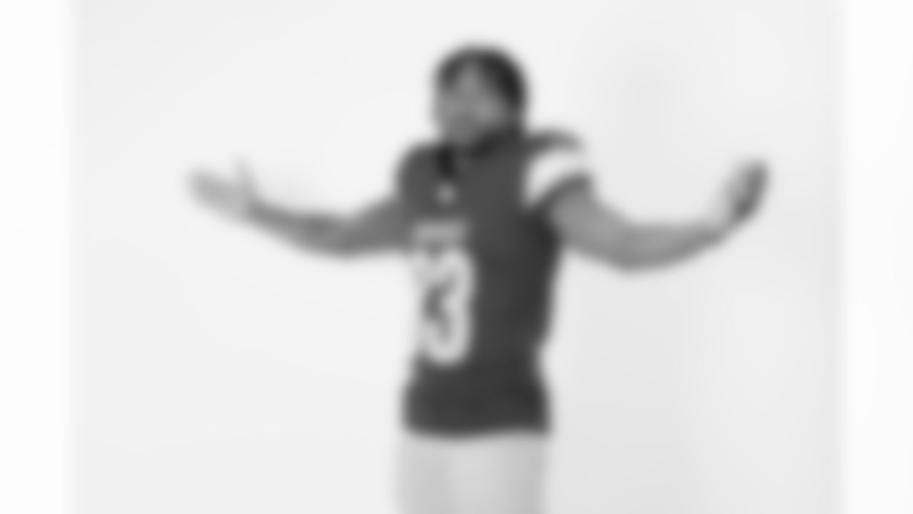 Washington Commanders wide receiver Jaylin Lane (83) poses for a portrait during the NFLPA Rookie Premiere on Saturday, May 17, 2025 in Thousand Oaks, Calif. (Ben Liebenberg/NFL)