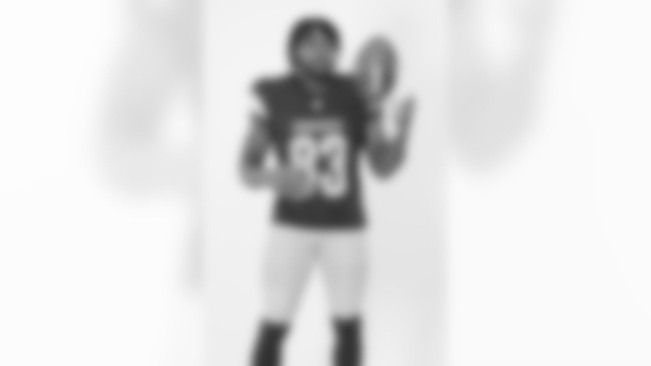 Washington Commanders wide receiver Jaylin Lane (83) poses for a portrait during the NFLPA Rookie Premiere on Saturday, May 17, 2025 in Thousand Oaks, Calif. (Ben Liebenberg/NFL)