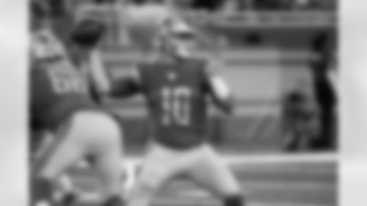 Detroit Lions quarterback David Blough (10) passes against the Green Bay Packers during an NFL football game at Ford Field in Detroit, Sunday, Dec. 29, 2019. (AP Photo/Rick Osentoski)