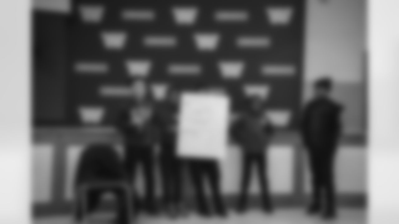 WASHINGTON, DC – DEC 09: Images of Johnson Johnson at his school visit at Malcolm X Elementary in Washington, DC on DECEMBER 09, 2025 (Photo by Taylor Sims for Washington Commanders)