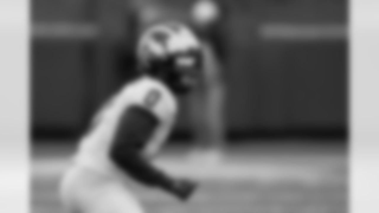 Michigan defensive back Mike Sainristil plays during an NCAA college football intra-squad spring game, Saturday, April 1, 2023, in Ann Arbor, Mich. (AP Photo/Carlos Osorio)