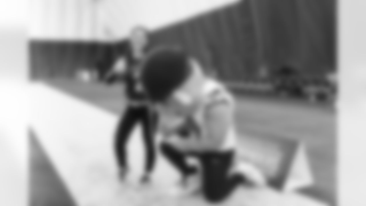 ASHBURN, VA– FEB 14: Images of Marymount University vs University of Virginia College Flag Football on February 14th, 2026 at Commanders Park.  (Photo by Taylor Sims for Washington Commanders)