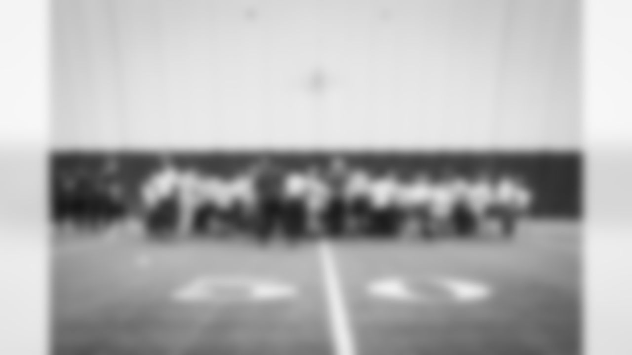 ASHBURN, VA – NOV 20: Images of attendees at the Flagstaff Commanders Single Day Camp at Commanders Park on NOVEMBER 20, 2025  (Photo by Taylor Sims for Washington Commanders)