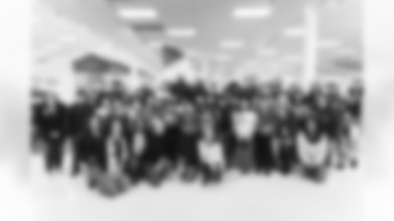 RESTON, VA – DEC 09: Images of Deebo Samuels and Jeremy Reaves shopping with 25 local elementary schools at Target in Reston, VA on DECEMBER 09, 2025 (Photo by Taylor Sims for Washington Commanders)