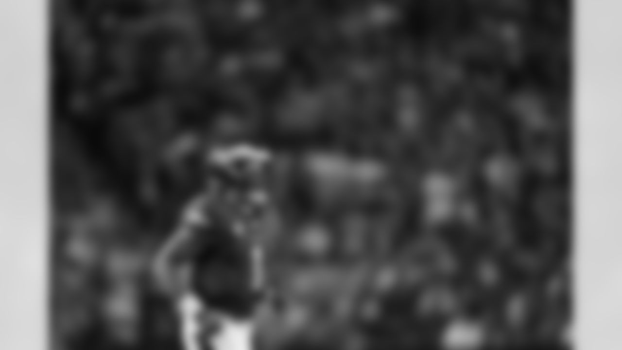 Philadelphia Eagles quarterback Jalen Hurts (1) jogs onto the field during the second half of an NFL football game against the Atlanta Falcons, Monday, Sep. 16, 2024, in Philadelphia. (AP Photo/Terrance Williams)