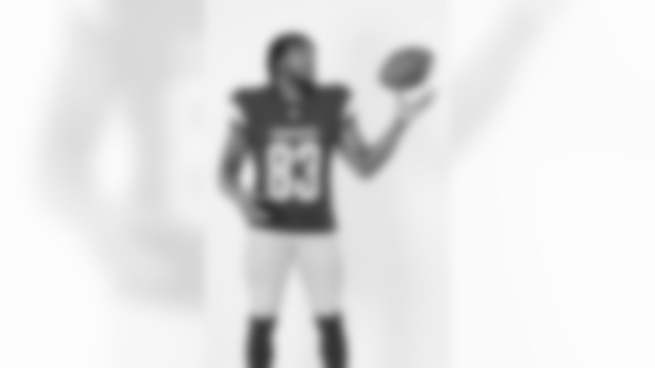 Washington Commanders wide receiver Jaylin Lane (83) poses for a portrait during the NFLPA Rookie Premiere on Saturday, May 17, 2025 in Thousand Oaks, Calif. (Ben Liebenberg/NFL)