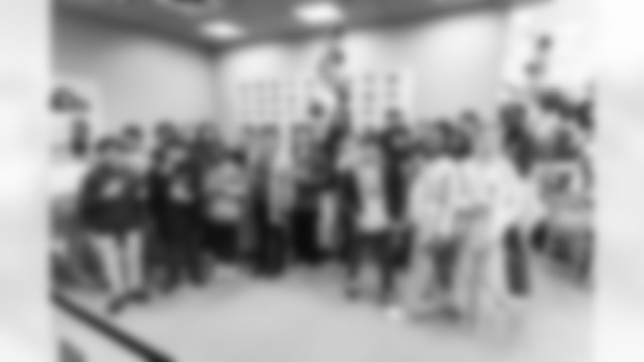 RESTON, VA – DEC 09: Images of Deebo Samuels and Jeremy Reaves shopping with 25 local elementary schools at Target in Reston, VA on DECEMBER 09, 2025 (Photo by Taylor Sims for Washington Commanders)