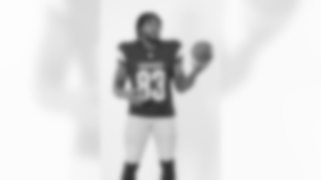 Washington Commanders wide receiver Jaylin Lane (83) poses for a portrait during the NFLPA Rookie Premiere on Saturday, May 17, 2025 in Thousand Oaks, Calif. (Ben Liebenberg/NFL)