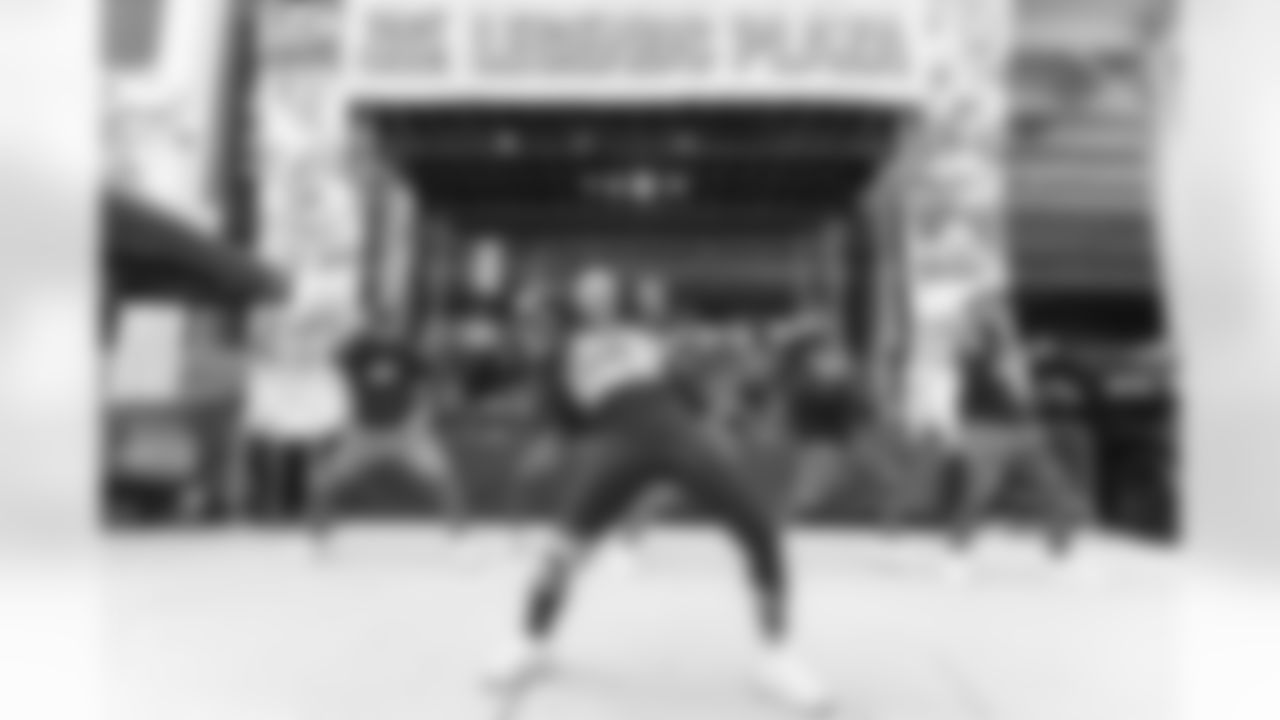 LANDOVER, MD – NOV 09: Command Force dancing at Northwest Stadium on AUGUST 18, 2025 in Landover, MD (Photo by Taylor Sims for Washington Commanders\