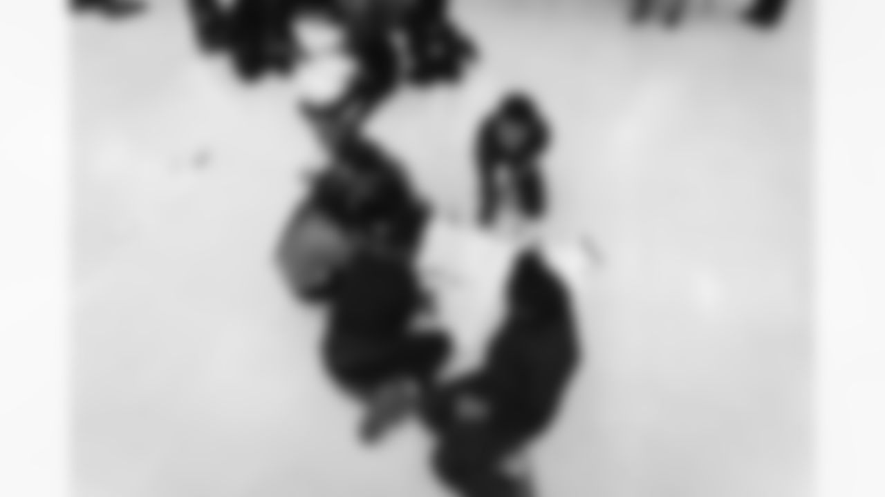 WASHINGTON, DC – DEC 09: Images of Johnson Johnson at his school visit at Malcolm X Elementary in Washington, DC on DECEMBER 09, 2025 (Photo by Taylor Sims for Washington Commanders)