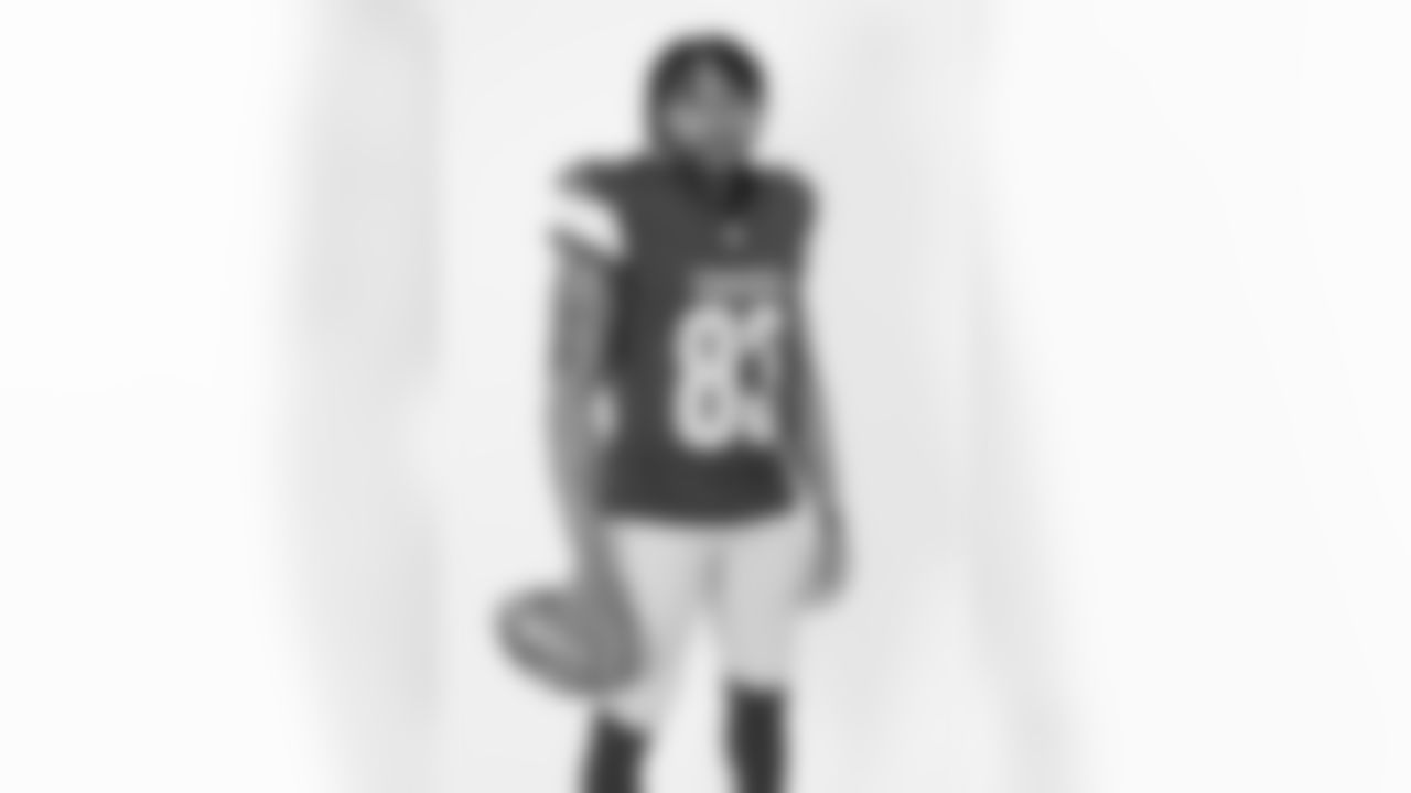 Washington Commanders wide receiver Jaylin Lane (83) poses for a portrait during the NFLPA Rookie Premiere on Saturday, May 17, 2025 in Thousand Oaks, Calif. (Ben Liebenberg/NFL)