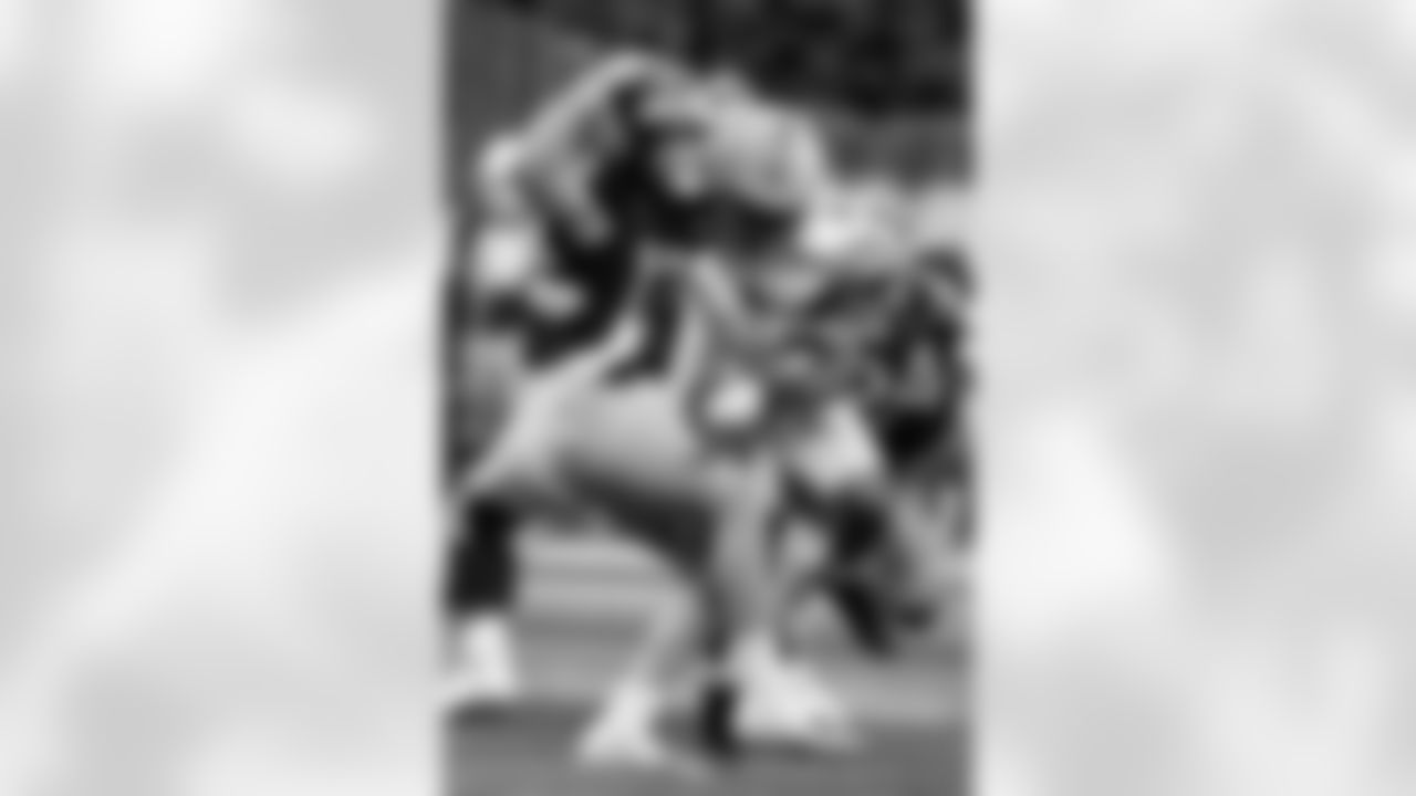 Notre Dame quarterback Riley Leonard is sacked by Ohio State safety Sonny Styles during second half of the College Football Playoff national championship game Monday, Jan. 20, 2025, in Atlanta. (AP Photo/Jacob Kupferman)