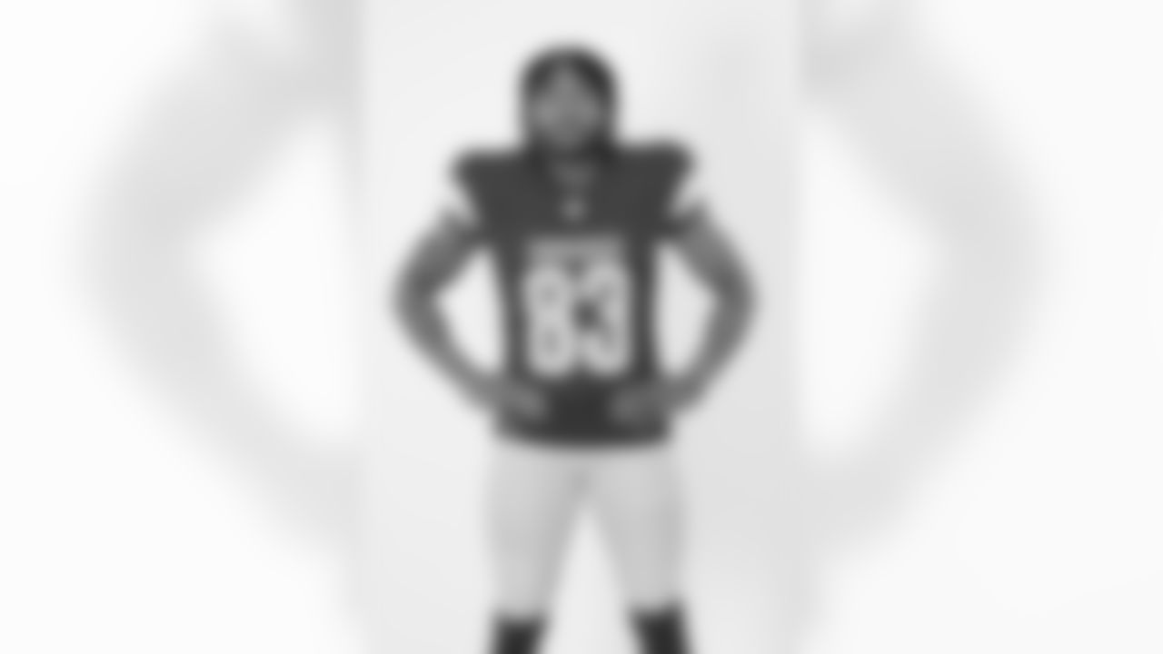 Washington Commanders wide receiver Jaylin Lane (83) poses for a portrait during the NFLPA Rookie Premiere on Saturday, May 17, 2025 in Thousand Oaks, Calif. (Ben Liebenberg/NFL)