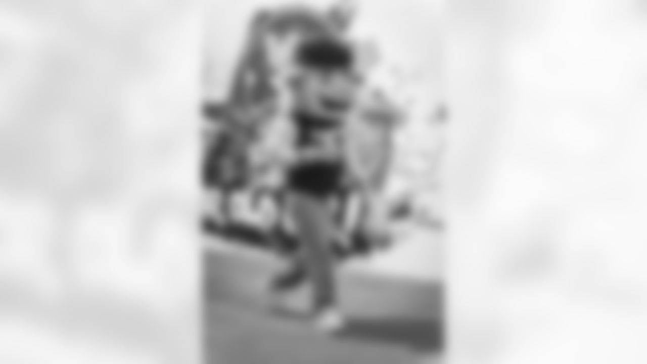 LANDOVER, MD: Images of Major Tuddy Arrivals at Northwest Stadium on November 30, 2025 in Landover, MD (Photo by Taylor Sims for Washington Commanders)