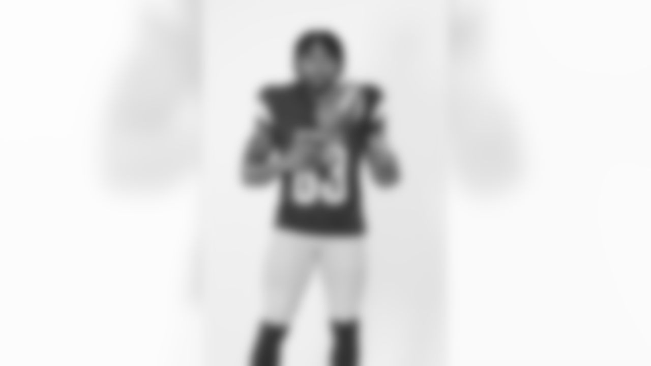 Washington Commanders wide receiver Jaylin Lane (83) poses for a portrait during the NFLPA Rookie Premiere on Saturday, May 17, 2025 in Thousand Oaks, Calif. (Ben Liebenberg/NFL)